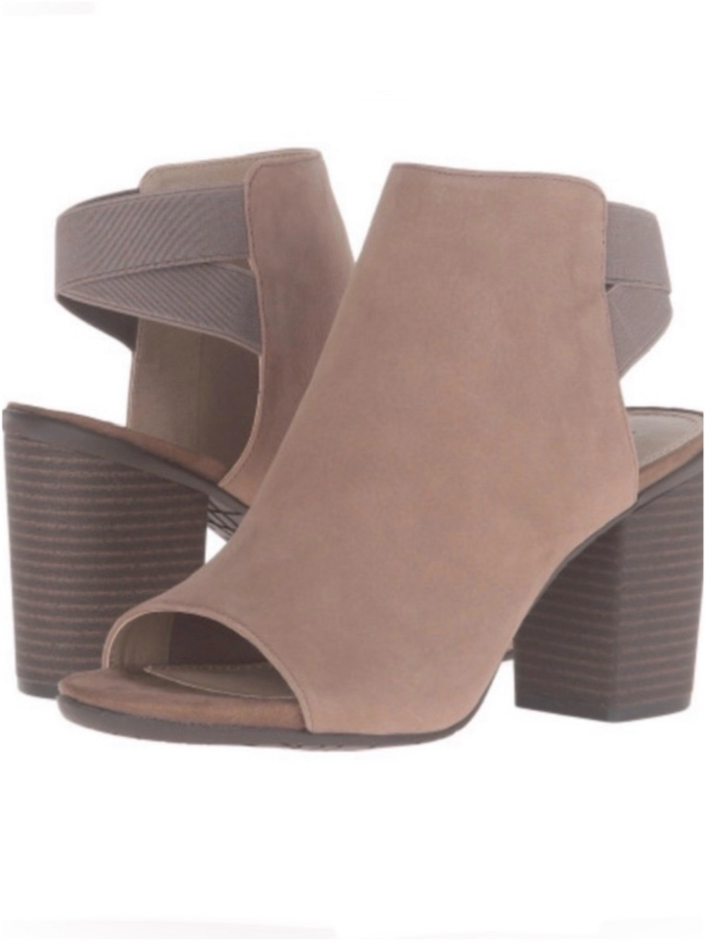 Kenneth Cole Reaction Fridah Fly Peep Toe Nubuck Sandal Size 9.5